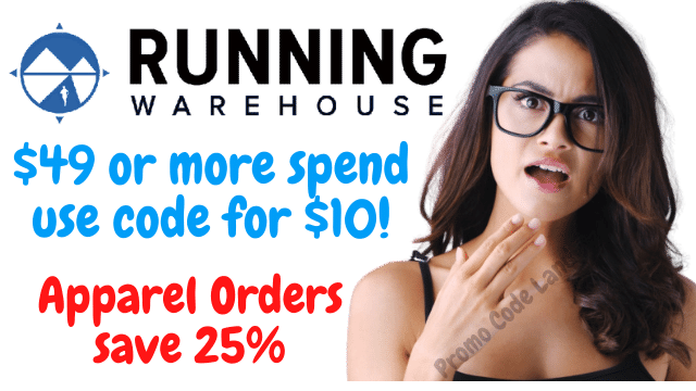 Running Warehouse Coupon - 71% OFF w 